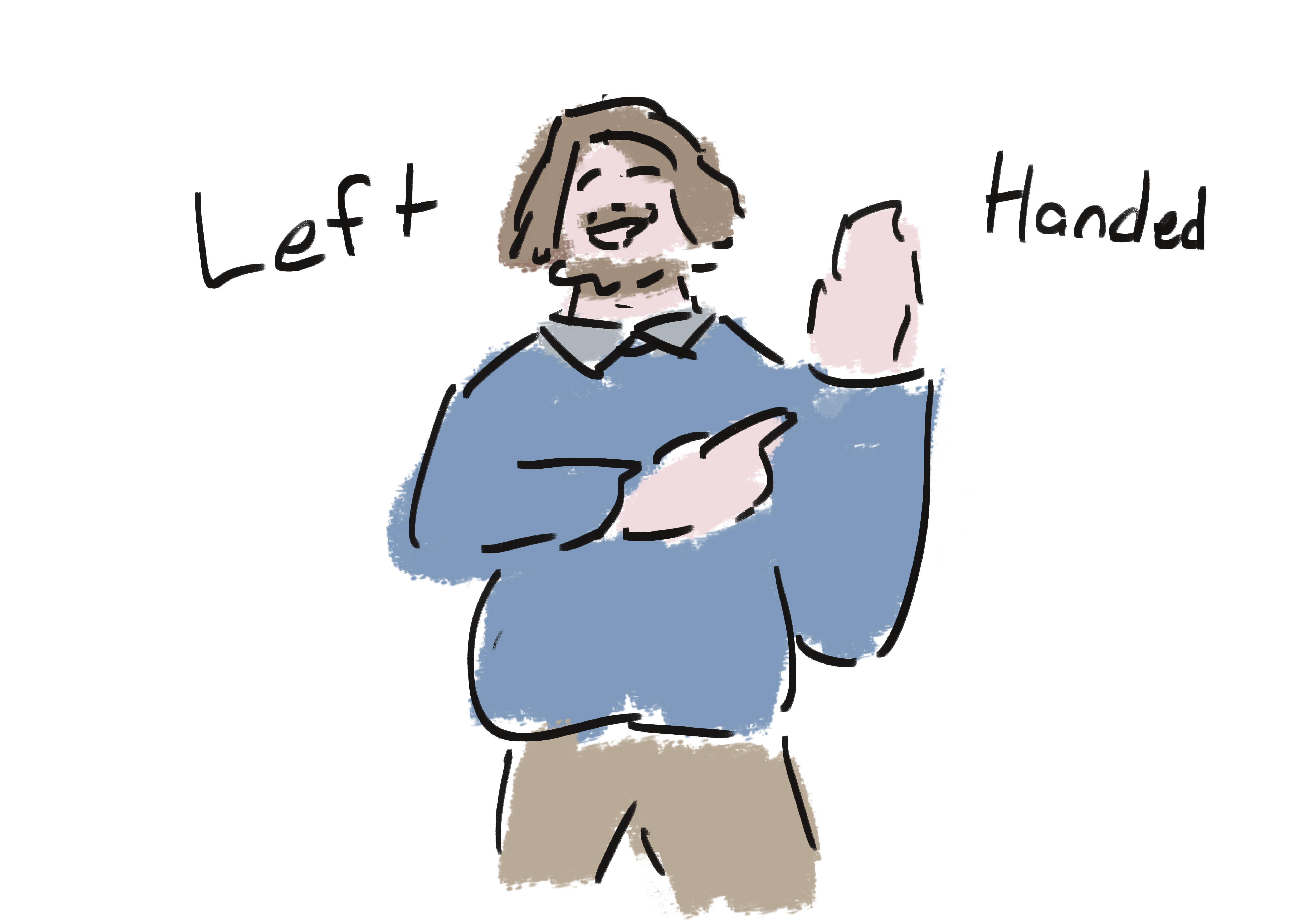LEFT HANDED!